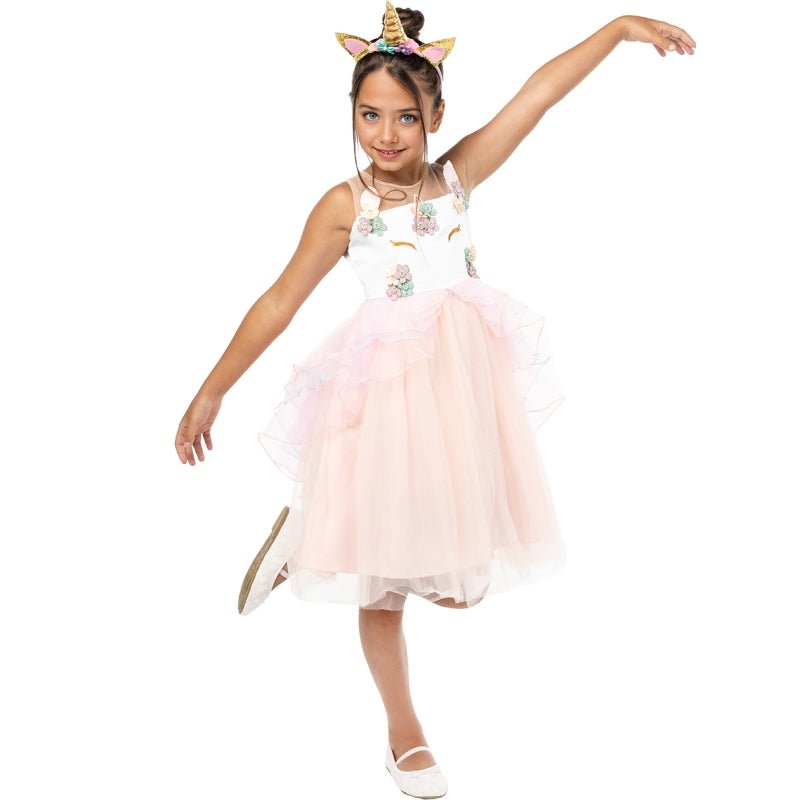 Disfraz de Iris Princesa Unicornio para niña Bis