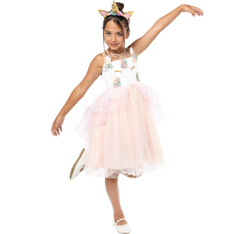 Disfraz de Iris Princesa Unicornio para niña Bis