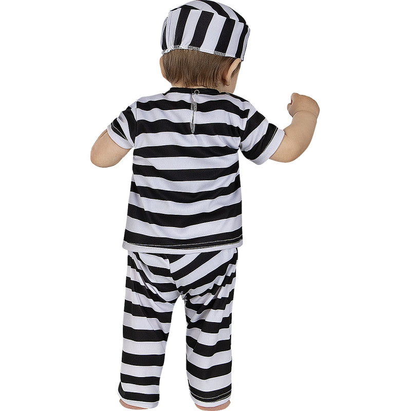 Disfraz de Prisionero para bebé Espalda