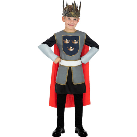 Disfraz de Rey Arturo Clásico para niño