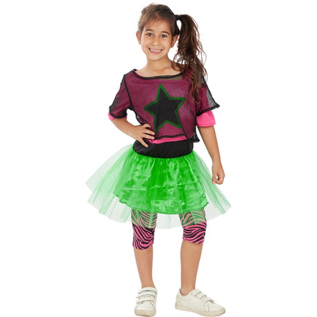 Disfraz de Rockera para niña Bis