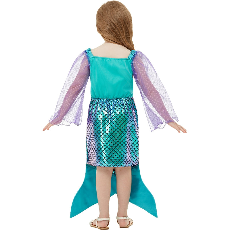Disfraz de Sirena para niña Espalda