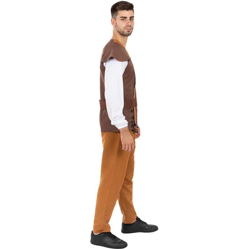 Disfraz de Tabernero Edad Media para hombre Perfil