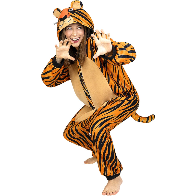 Disfraz de Pijama Tigre Onesie adulto unisex