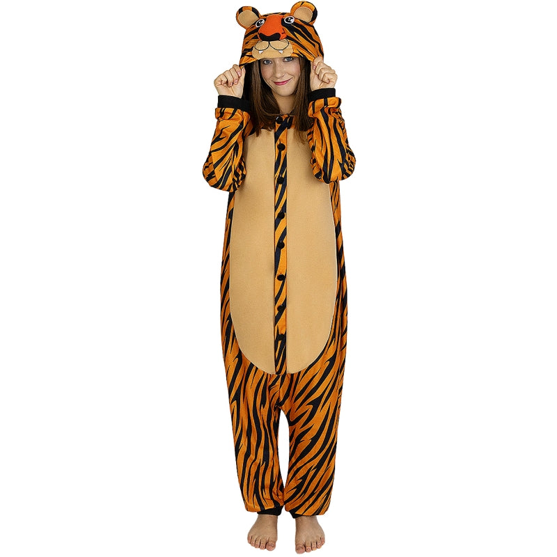 Disfraz de Pijama Tigre Onesie adulto unisex Bis