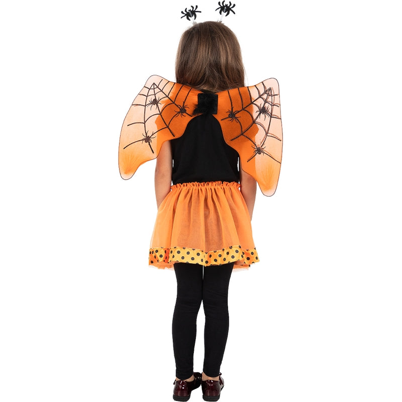 Disfraz de Tutú Araña para niña Espalda