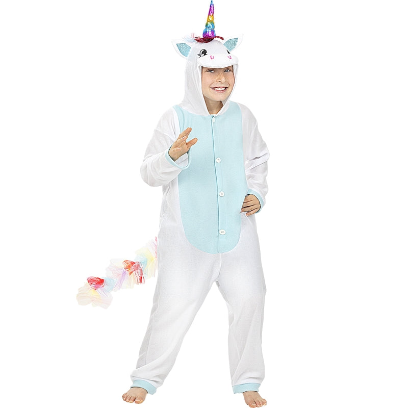 Disfraz de Unicornio Azul Onesie infantil