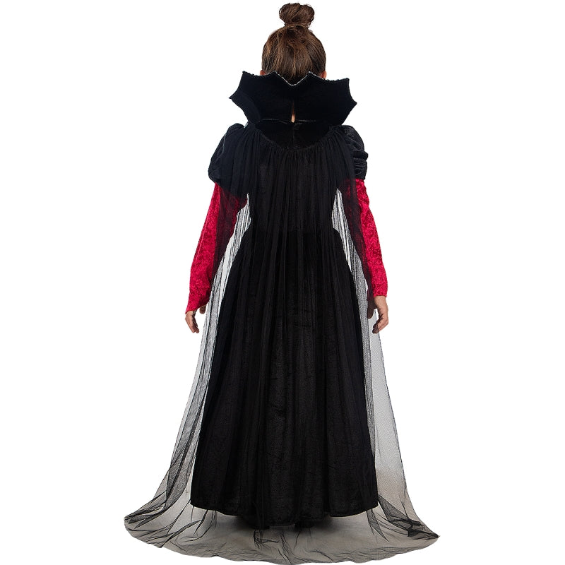 Disfraz de Vampiresa Gótica Lujo para niña Espalda