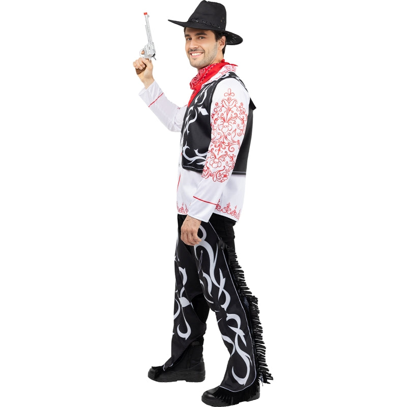 Disfraz de Vaquero Rodeo Arizona adulto unisex Perfil