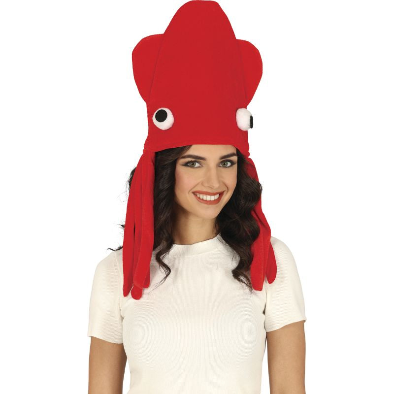 Gorro Calamar rojo