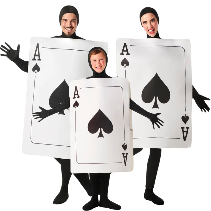 Disfraces As de Picas para grupos y familias