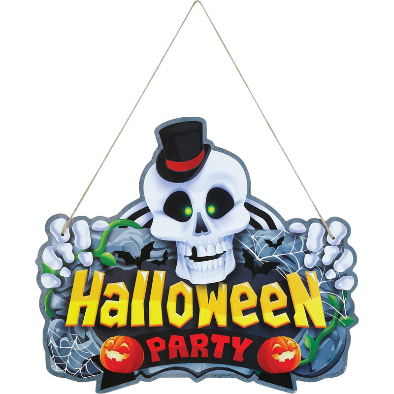 Letrero Calavera Halloween Party Packaging