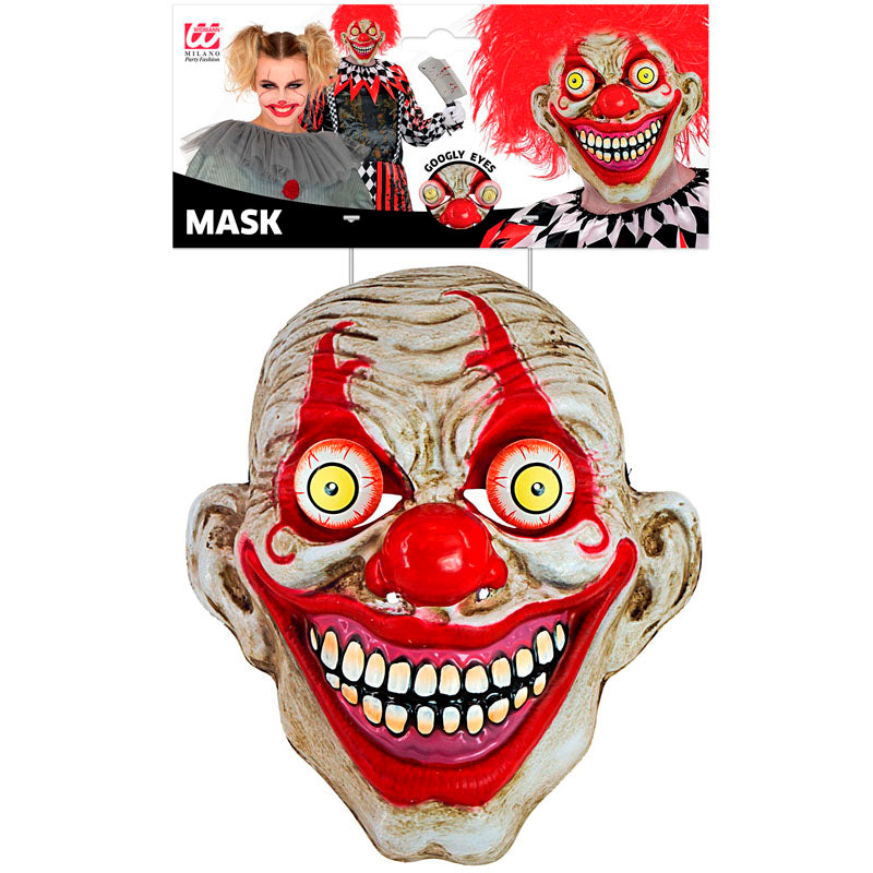 Máscara Payaso Terror con ojos desorbitados Packaging