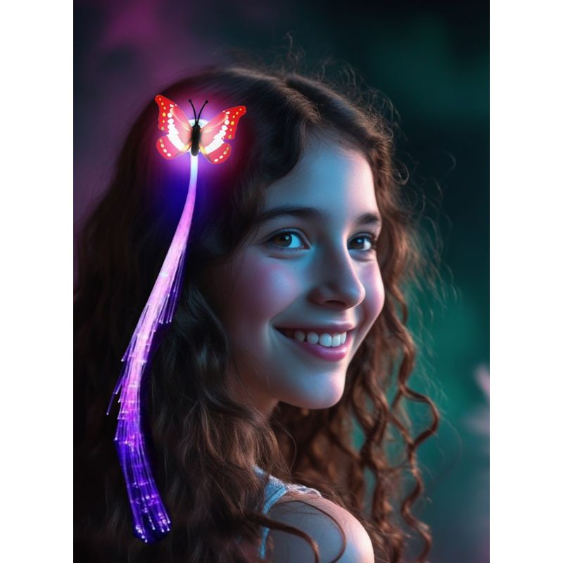 Mechón Led con Mariposa