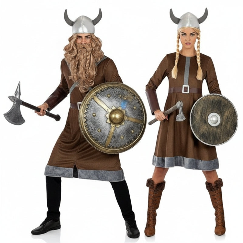 Fatos de casal Vikings Noruegueses