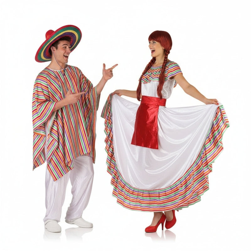 Fatos de casal mexicano baratos
