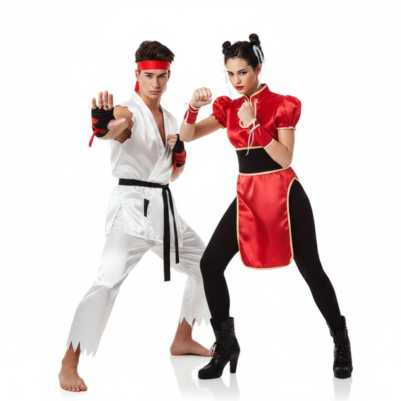 Fatos de casal Lutadores Street Fighter