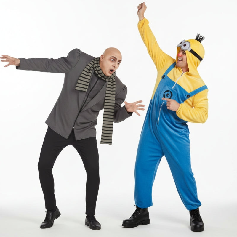 Fatos de casal Gru e Minion de Gru - O Maldisposto