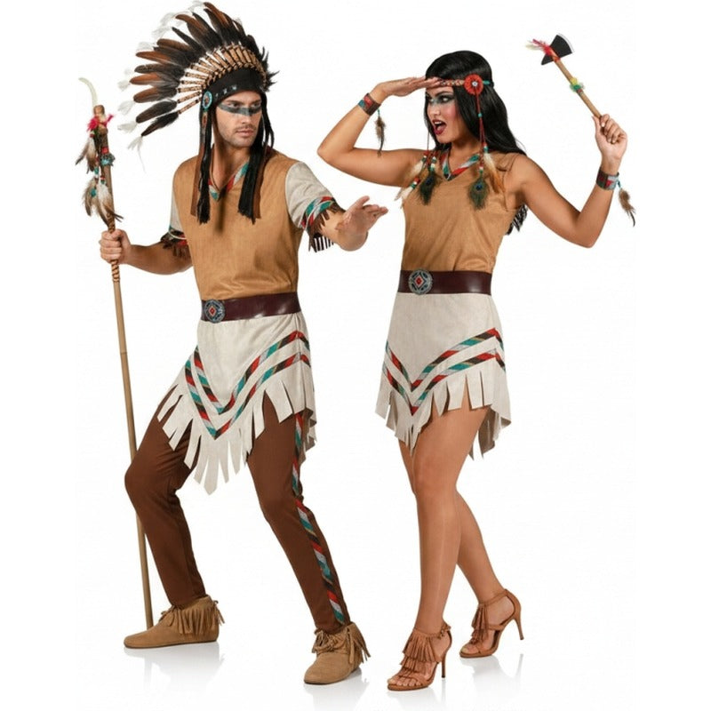 Fato de casal Índios Sioux