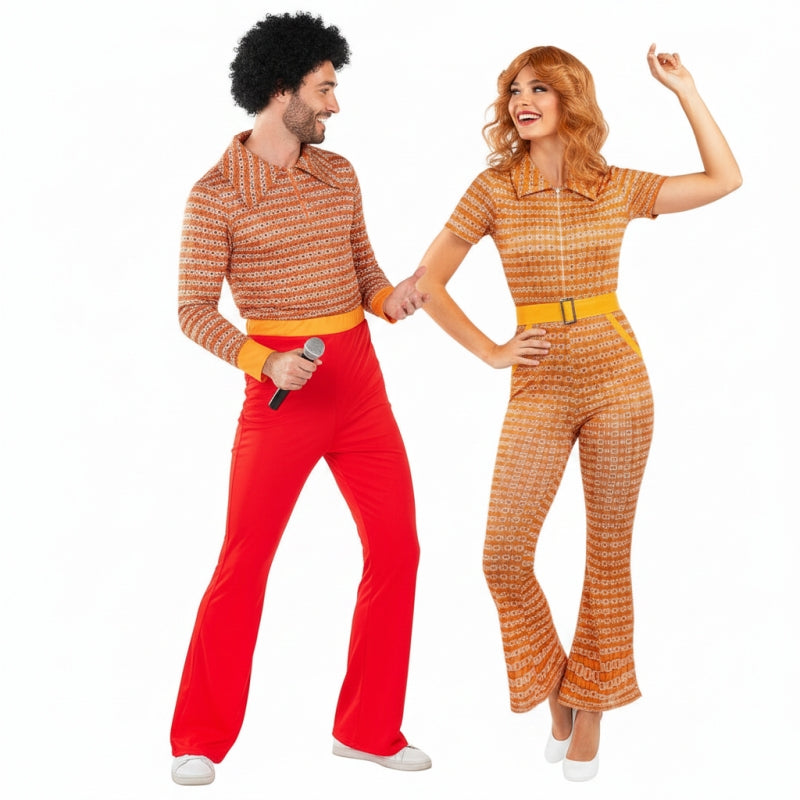 Fatos de casal Disco Dancer Anos 70