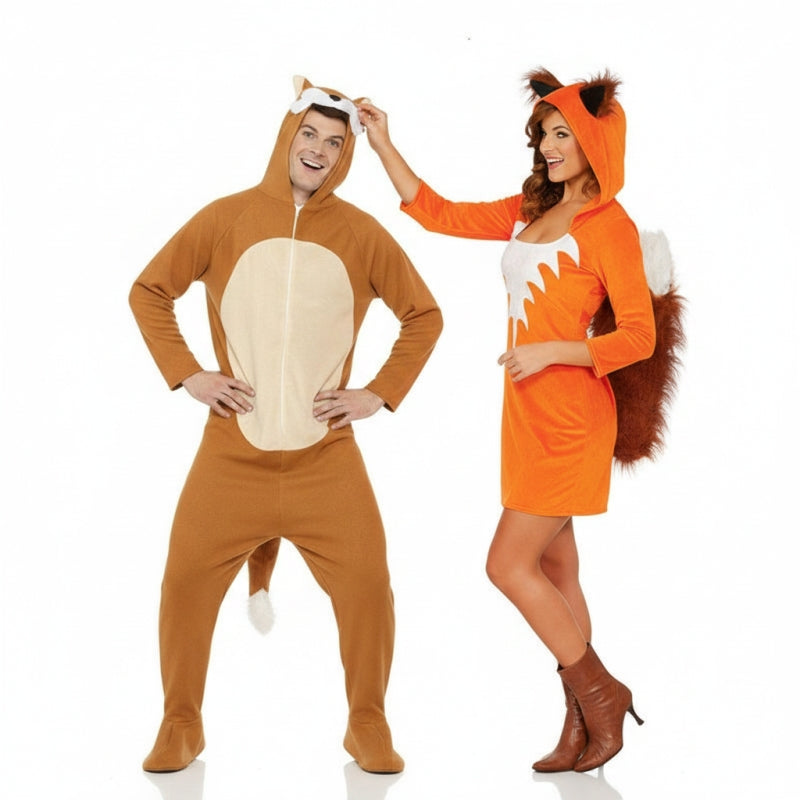 Fatos de casal Raposas da floresta