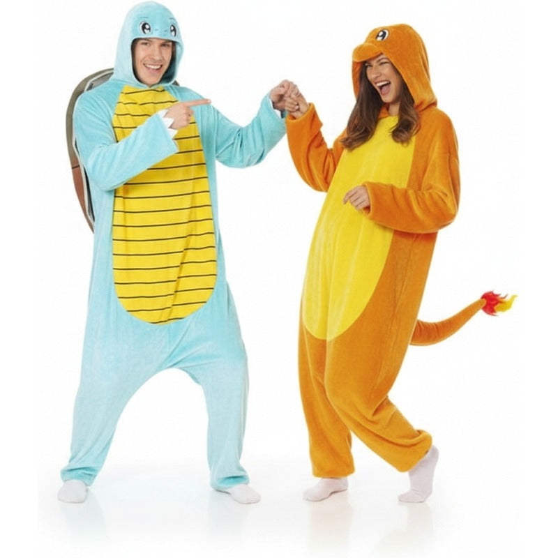 Par de Peluches Squirtle e Charmander Pokémon