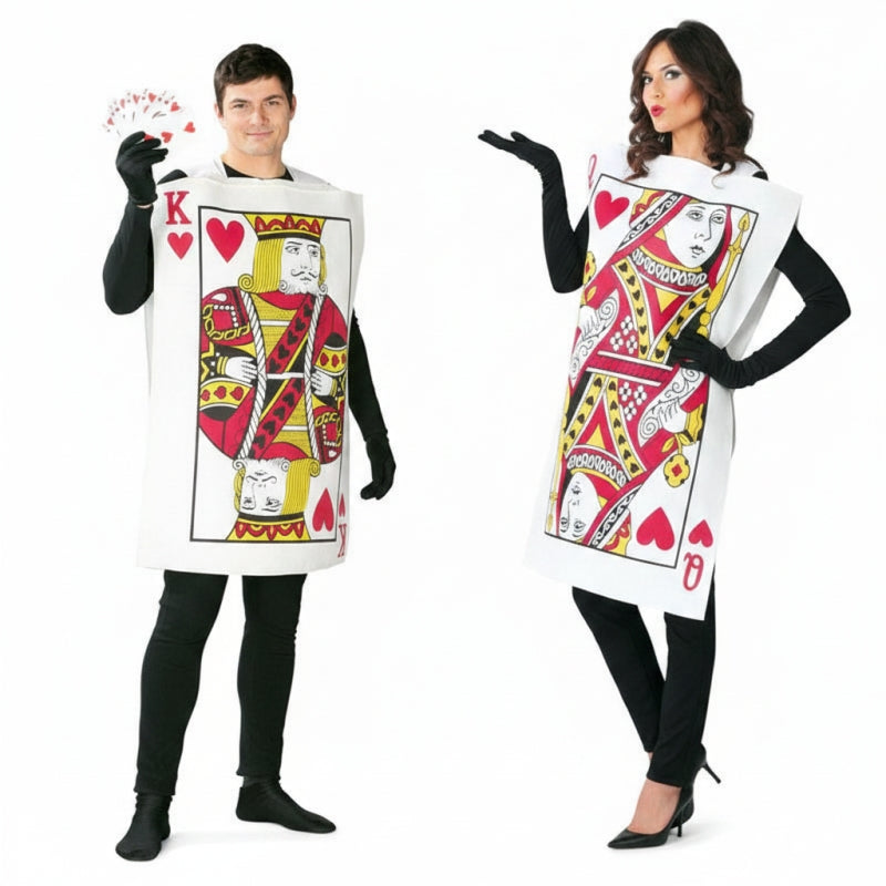 Fatos de casal Cartas Reis de copas
