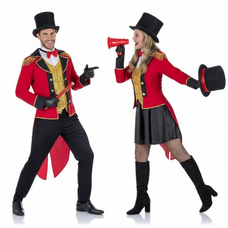 Fatos de casal Domador Circo