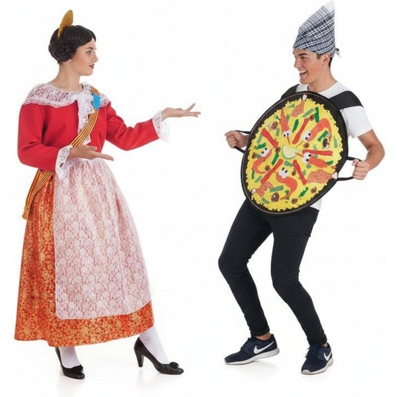 Fatos de casal Fallera e Paella