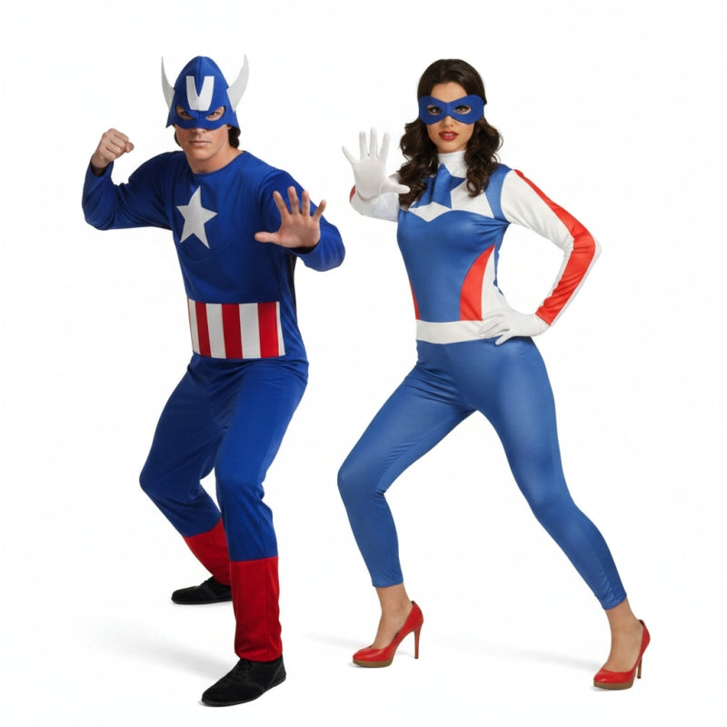 Fatos de casal Capitães América