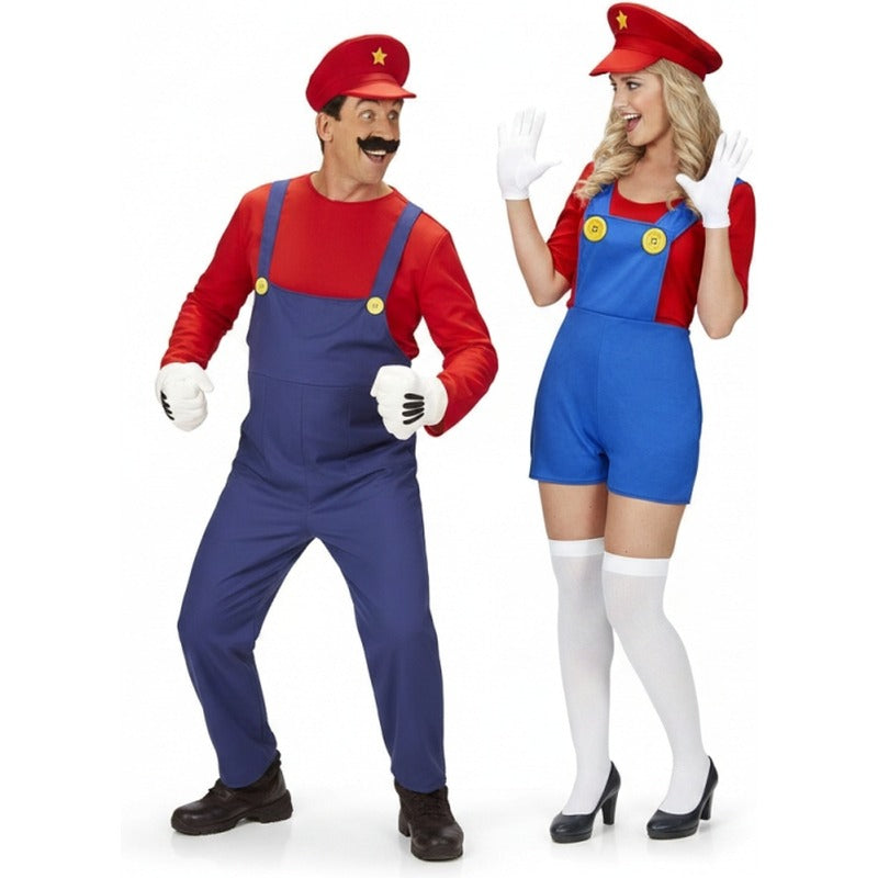 Fatos de casal Marios Bros