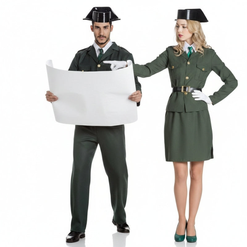 Fatos de casal Agentes da Guardia Civil