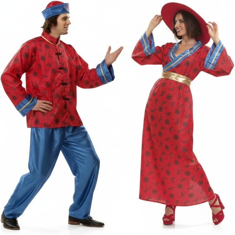 Fatos de casal Chineses orientais
