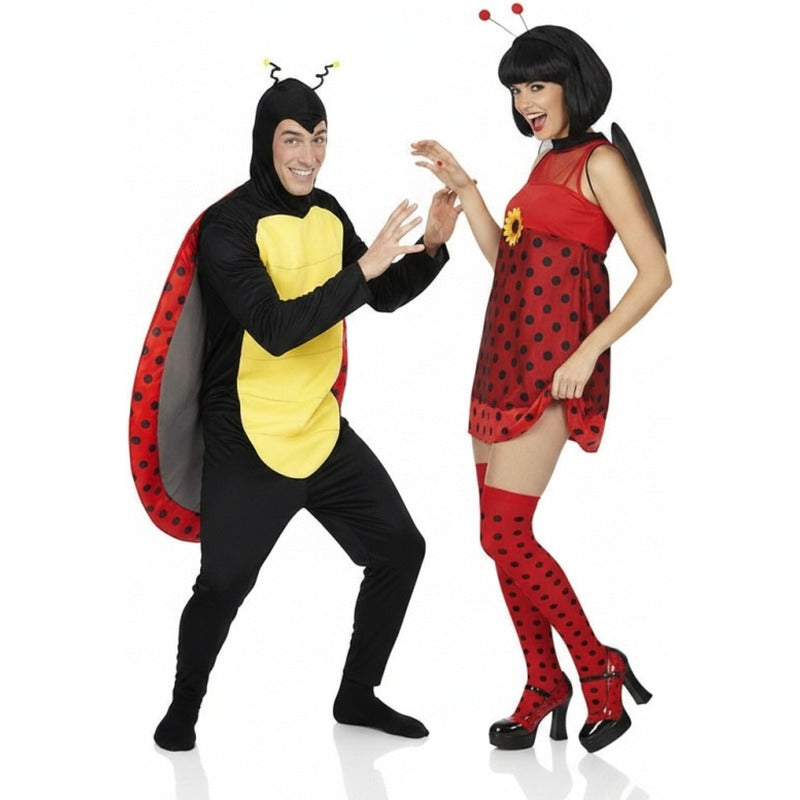 Fatos de casal Insectos Joaninhas