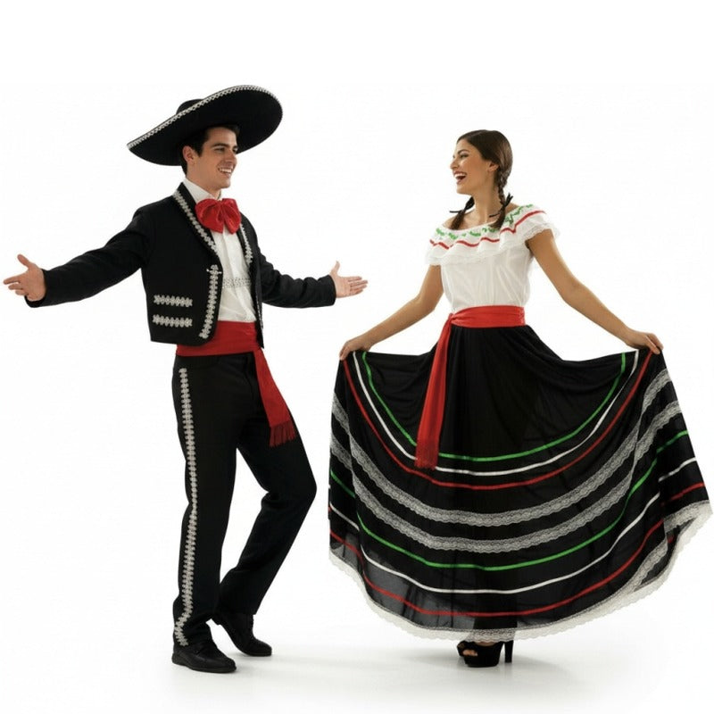 Fatos de casal Mariachi luxo