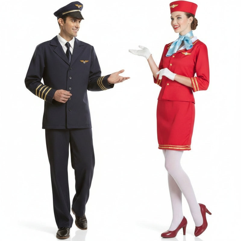 Fatos de casal Piloto e Hospedeira de avião