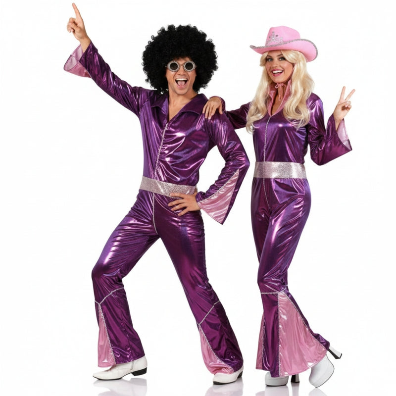 Fatos de casal Disco Fúcsia