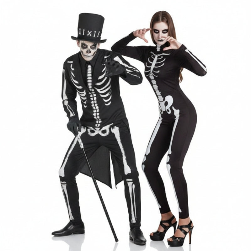Fatos de casal Esqueletos elegantes