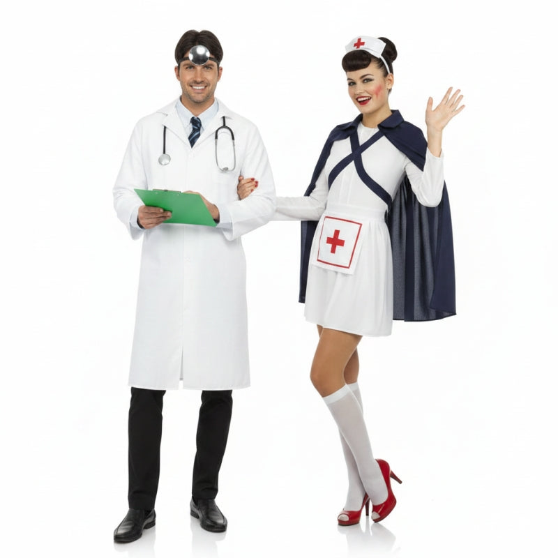 Fatos de casal Médicos hospital