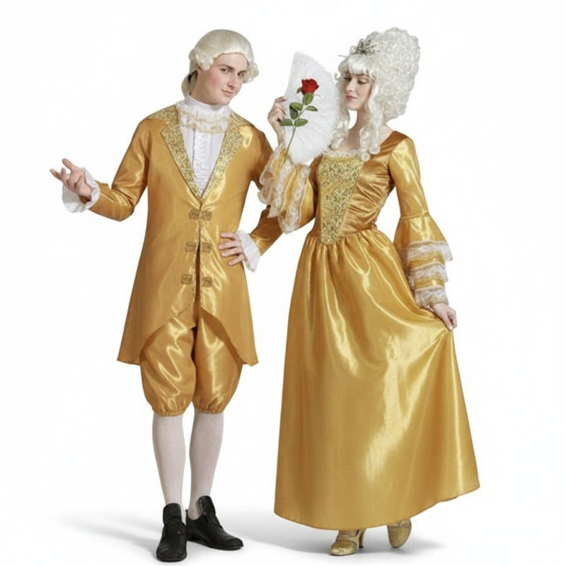 Fatos de casal Cortesãos Dourados