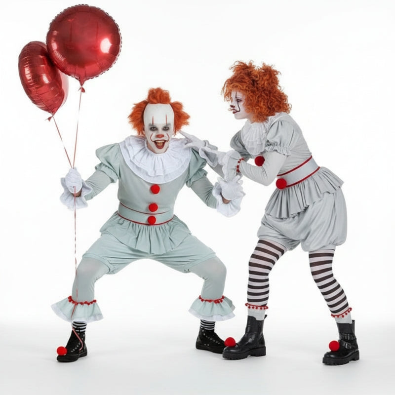 Fatos de casal palhaços IT Pennywise