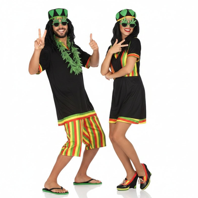 Fatos de casal Jamaicanos