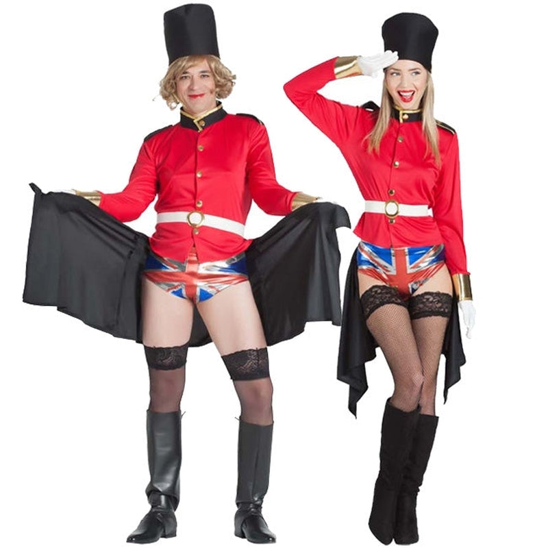 Fatos de casal Guardas Reais ingleses exibicionistas