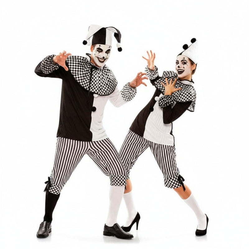 Fatos de casal Arlequim Circo