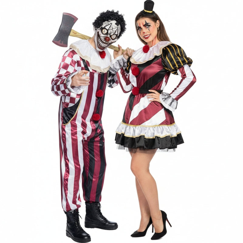 Fatos de casal Palhaços Malignos
