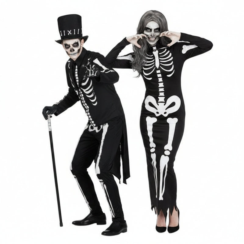Fatos de casal Esqueletos Elegantes