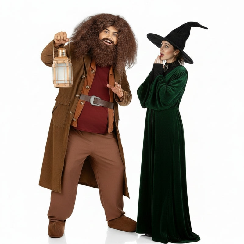 Fatos de casal Hagrid e McGonagall de Hogwarts