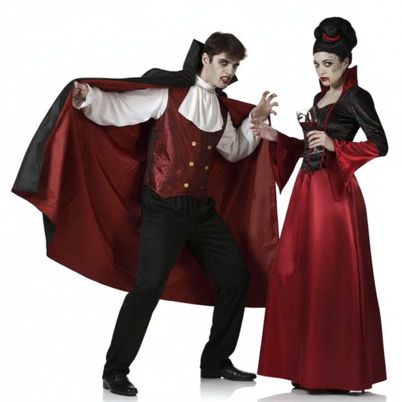 Fatos de casal Vampiros Borgonha
