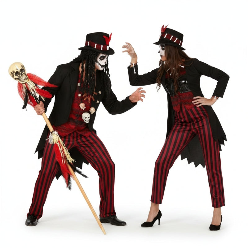Fatos de casal Xamãs Voodoo