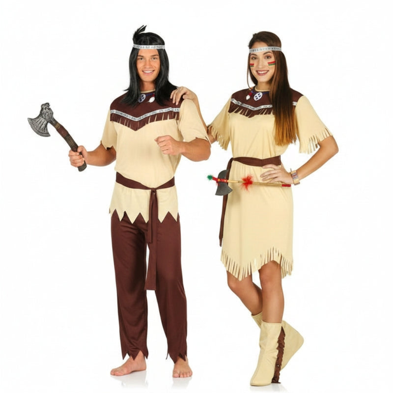 Fatos de casal Índios Cheyenne